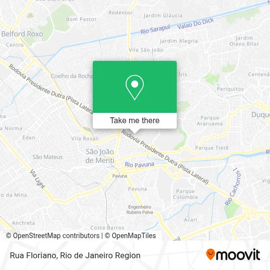 Rua Floriano map