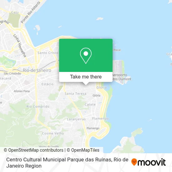 Centro Cultural Municipal Parque das Ruínas map
