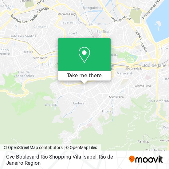 Cvc Boulevard Rio Shopping Vila Isabel map