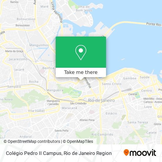 Colégio Pedro II Campus map