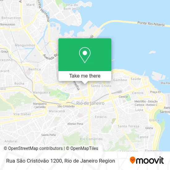 Rua São Cristóvão 1200 map