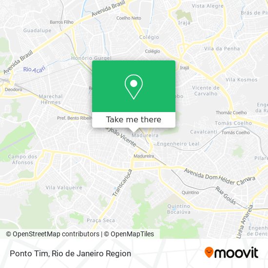 Ponto Tim map