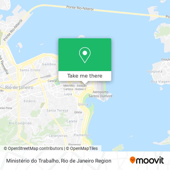 Ministério do Trabalho map