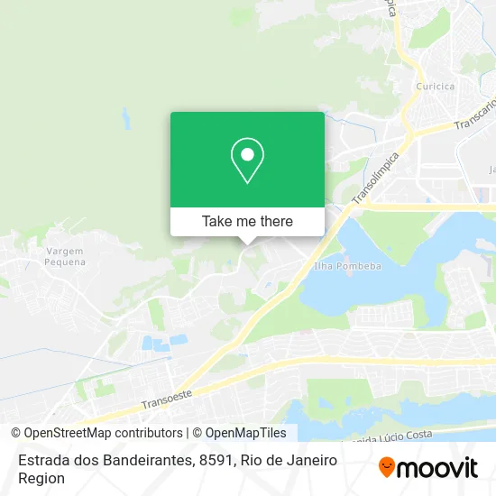 Estrada dos Bandeirantes, 8591 map