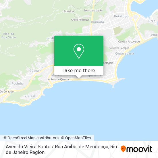 Avenida Vieira Souto / Rua Aníbal de Mendonça map