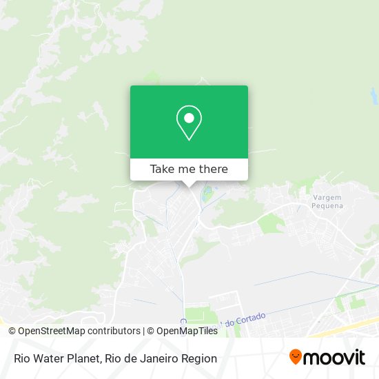 Rio Water Planet map