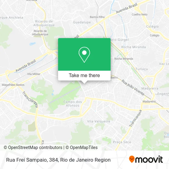 Rua Frei Sampaio, 384 map