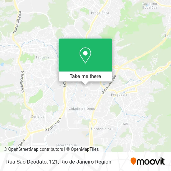 Rua São Deodato, 121 map