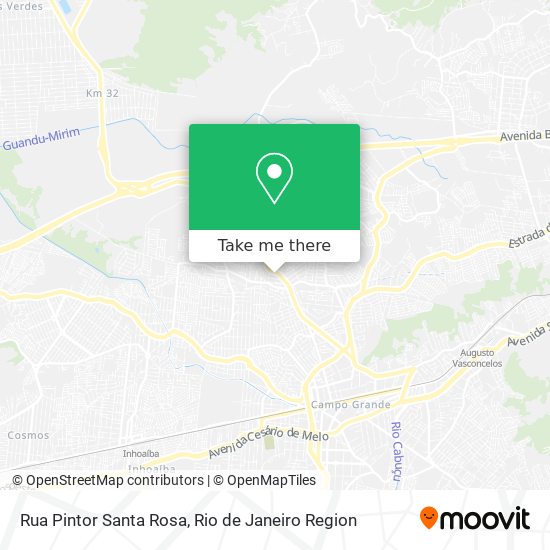 Rua Pintor Santa Rosa map