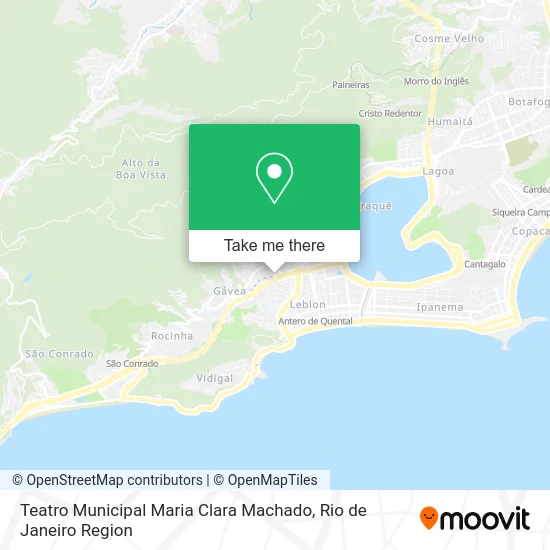 Teatro Municipal Maria Clara Machado map