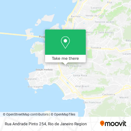 Rua Andrade Pinto 254 map