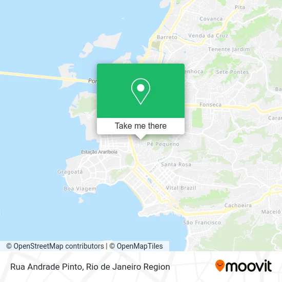 Rua Andrade Pinto map