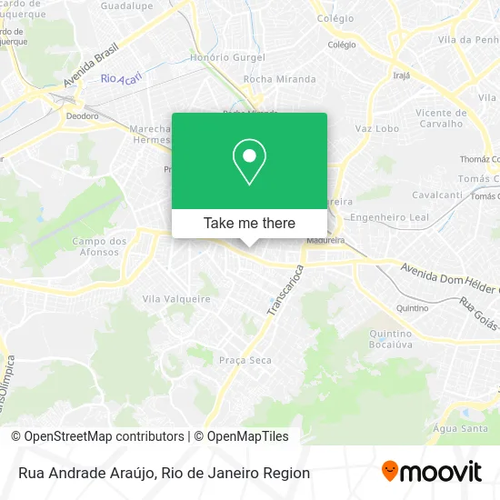 Rua Andrade Araújo map