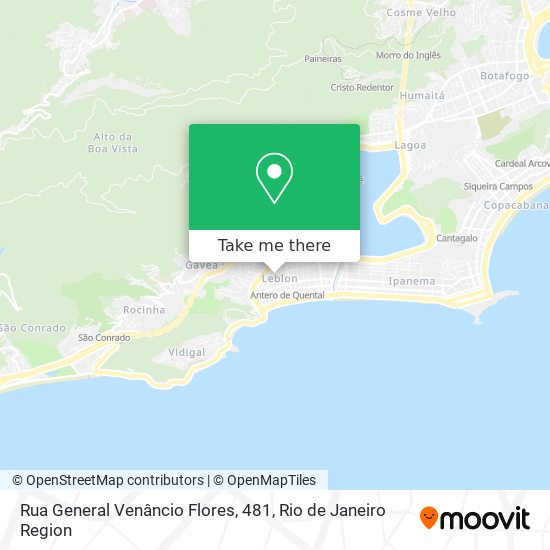 Mapa Rua General Venâncio Flores, 481