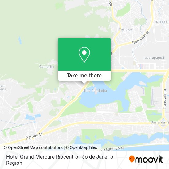 Hotel Grand Mercure Riocentro map