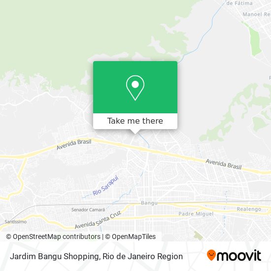 Jardim Bangu Shopping map