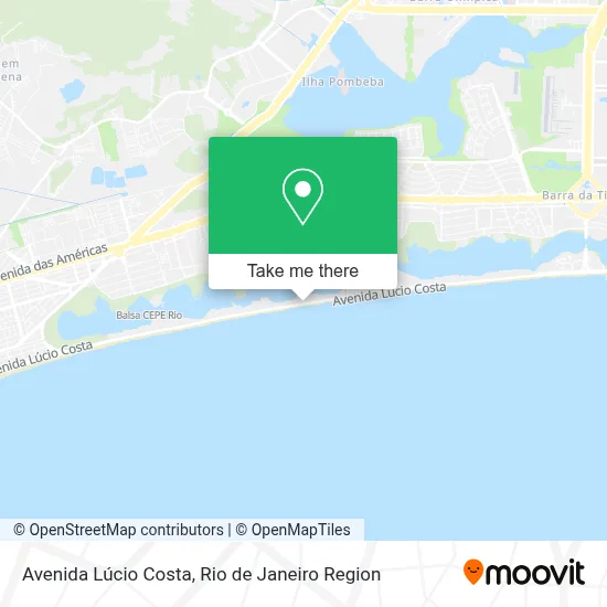 Avenida Lúcio Costa map