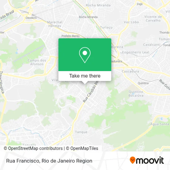 Rua Francisco map
