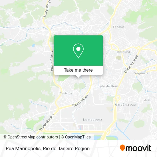 Rua Marinópolis map