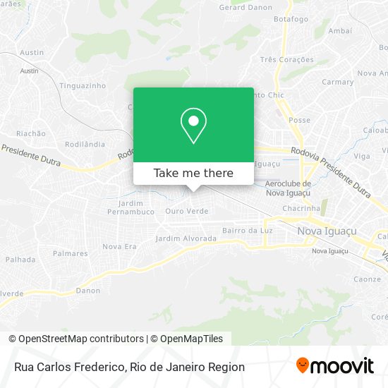 Rua Carlos Frederico map