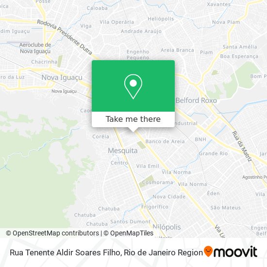 Rua Tenente Aldir Soares Filho map