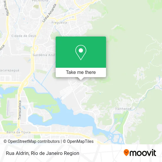 Rua Aldrin map