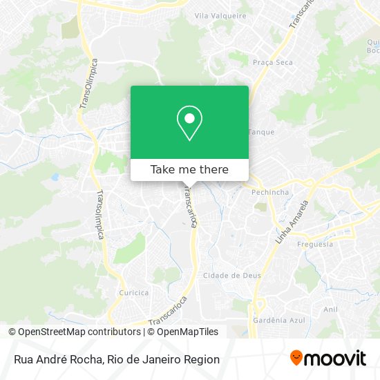 Rua André Rocha map