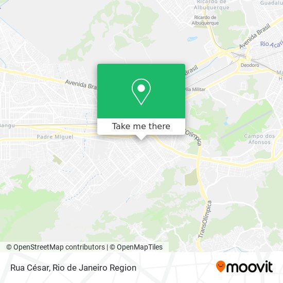 Mapa Rua César