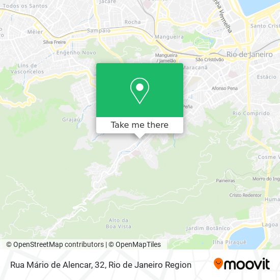 Mapa Rua Mário de Alencar, 32