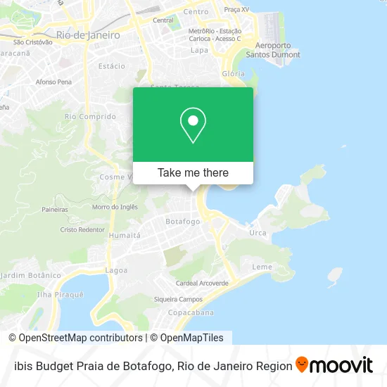ibis Budget Praia de Botafogo map