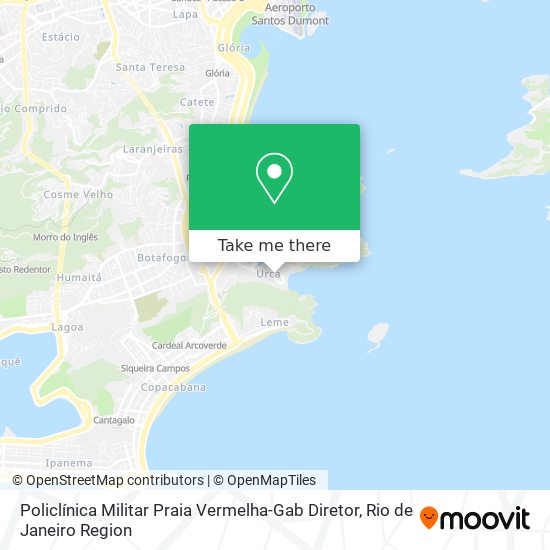 Policlínica Militar Praia Vermelha-Gab Diretor map