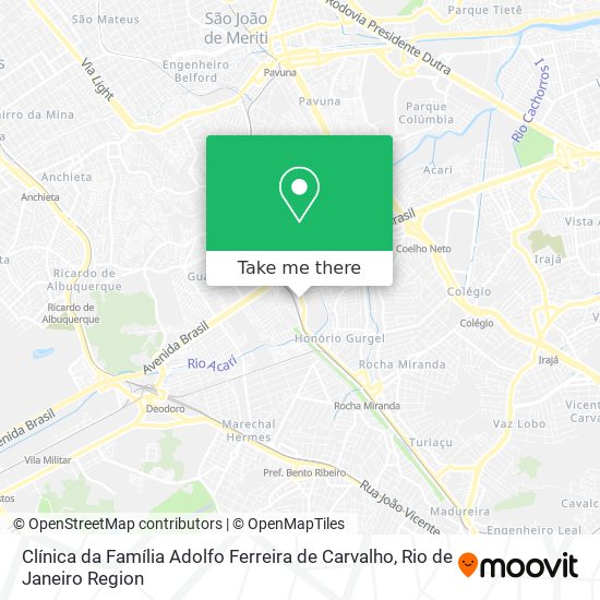 Clínica da Família Adolfo Ferreira de Carvalho map