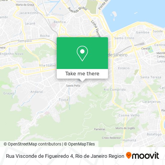 Mapa Rua Visconde de Figueiredo 4