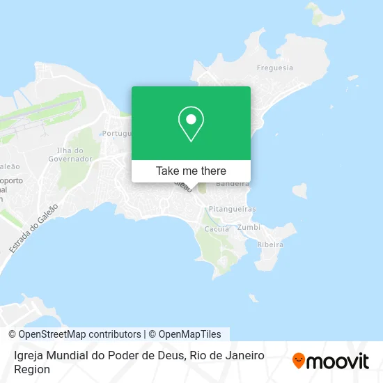 Igreja Mundial do Poder de Deus map