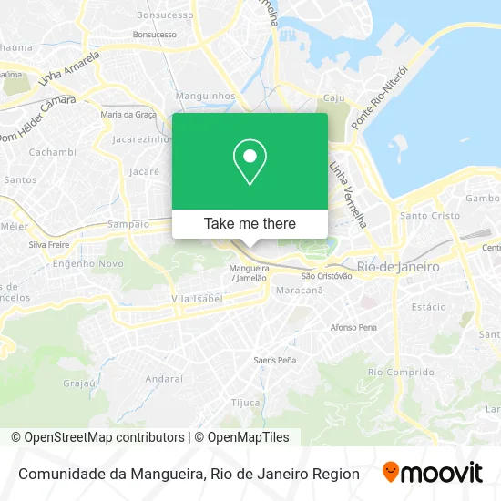 Comunidade da Mangueira map