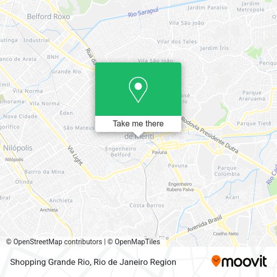 Shopping Grande Rio map