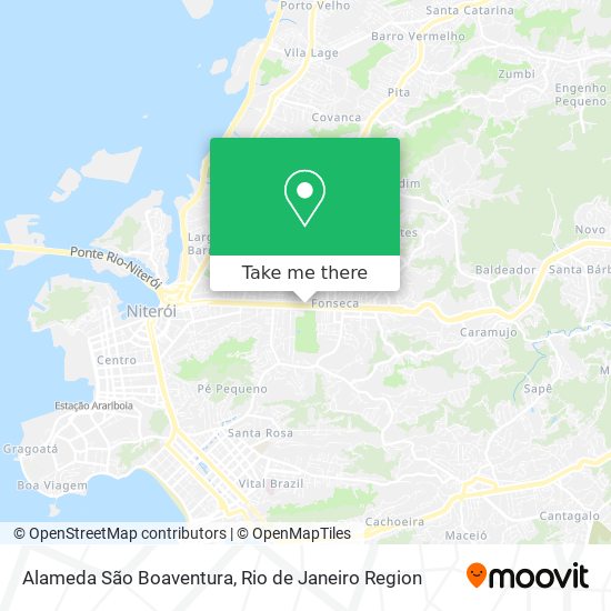 Alameda São Boaventura map