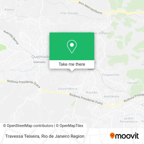 Travessa Teixeira map