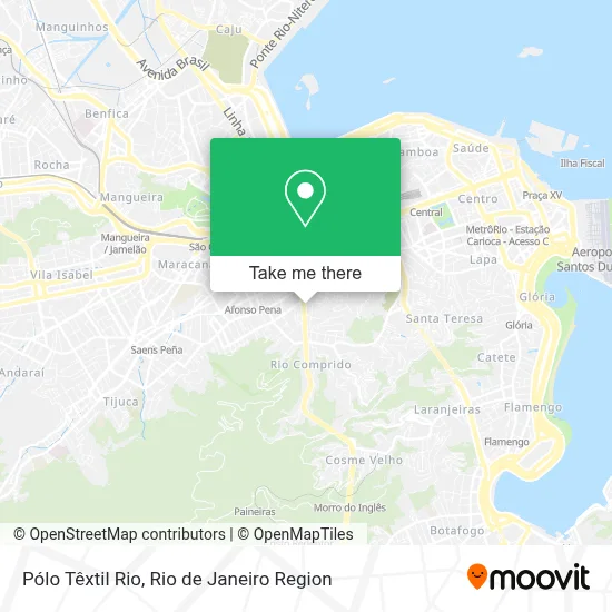Pólo Têxtil Rio map