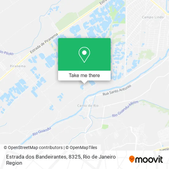 Estrada dos Bandeirantes, 8325 map