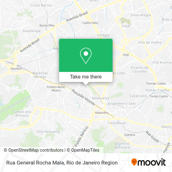 Rua General Rocha Maia map