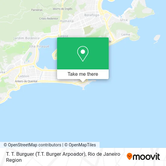 T. T. Burguer (T.T. Burger Arpoador) map
