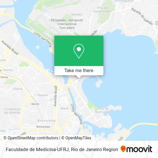 Faculdade de Medicina-UFRJ map