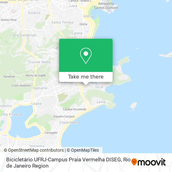 Bicicletário UFRJ-Campus Praia Vermelha DISEG map
