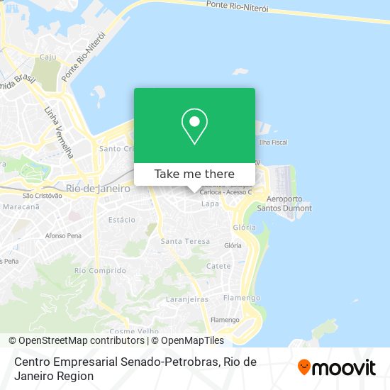 Centro Empresarial Senado-Petrobras map