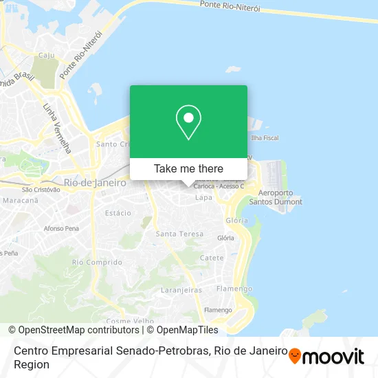 Centro Empresarial Senado-Petrobras map