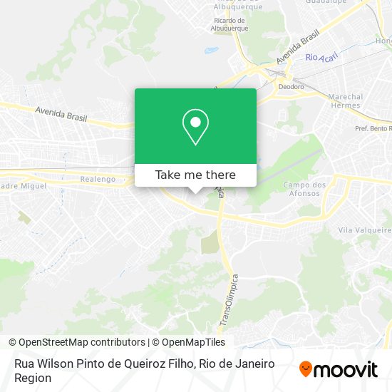 Mapa Rua Wilson Pinto de Queiroz Filho