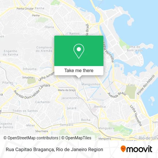 Rua Capitao Bragança map