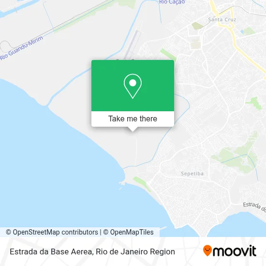 Estrada da Base Aerea map