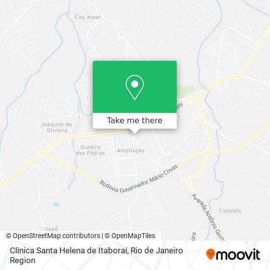 Mapa Clínica Santa Helena de Itaboraí